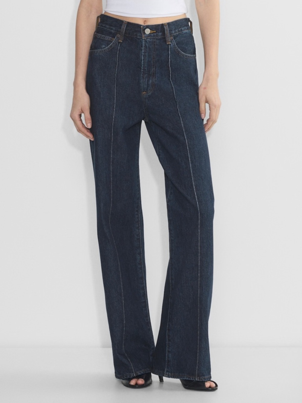 Aritzia Denim Forum The 90’s Tailored High Rise Wide Leg Jeans